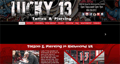 Desktop Screenshot of lucky13tattooinc.com